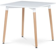 Stół do jadalni 80 x 80 cm, biały