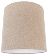 Abażur z tkaniny beżowy z tkaniny typu teddy 40/40/40