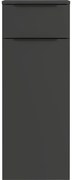Antracytowa wysoka wisząca szafka łazienkowa 36x93 cm Crandon – Germania