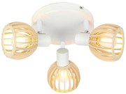 Biało-naturalna lampa sufitowa ø 10 cm Atarri – Candellux Lighting