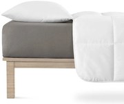 Ciemnoszare dżersejowe prześcieradło z gumką 140x200 cm Boxspring – Andrea Simone
