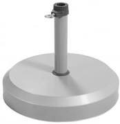 Stojak na parasole - betonowy 25 kg srebrny