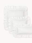 Poszewka na poduszkę z perkalu z falbanką Louane