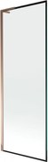 Mexen Next L parawan nawannowy 1-skrzydłowy 70 x 150 cm, czarna ramka, różowe złoto - 895-070-000-03-70-60