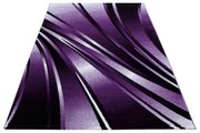Dywan nowoczesny Parma linie fioletowy 80 cm x 150 cm