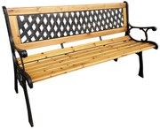 Klasyczna ławka do ogrodu z oparciem E3-Z76