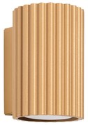 Kinkiet KARBON 10 złoty ryflowany SOLLUX  LIGHTING