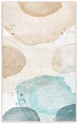 Kremowo-turkusowy dywan odpowiedni do prania 120x180 cm Puddle – Mila Home