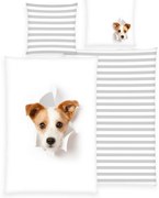 Herding Dziecięca pościel bawełniana Dog, 135 x 200 cm, 80 x 80 cm