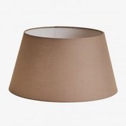 Abażur Z Tkaniny Monaco Moka Brown & Ø40 Cm - Sklum
