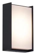 Nowoczesna lampa ścienna zewnętrzna czarna z LED IP65 - Packet