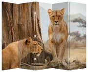 Parawan - Dwie lwice (210x170 cm)