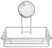 Samoprzylepna stalowa mydelniczka w kolorze srebra Bestlock Bath – Compactor