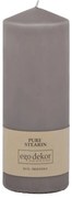 Szara świeczka Eco candles by Ego dekor Top, 50 h