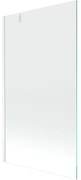 Mexen Next parawan nawannowy 1-skrzydłowy 90 x 150 cm, transparent, biały - 895-090-000-00-00-20