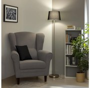 Brilagi - Lampa stojąca LED CERIA 1xE27/40W/230V Ø 30 cm czarna/matowy chrom