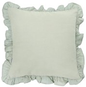 Poszewka dekoracyjna ELIN muślinowa pistacjowa 45x45 cm HOMLA