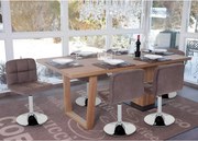 Krzesło do jadalni Cadiz (zestaw 6 sztuk),  vintage ciemny brąz