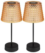 Globo 36634-2A - Zestaw 2x LED lampa solarna SOLAR LED/0,06W/3V IP44 pomarańczow