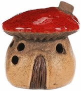 Świecznik Domek Grzyb, 1 szt., 12 x 12 x 13 cm