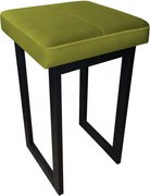 Taboret MAESTRO BL VELVET oliwkowy ATOS