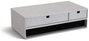 Kartonowy organizer na dokumenty z szufladką Ted Canvas Paper Laminate – Bigso