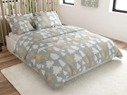 PrzytulneMieszkanie.pl PrzytulneMieszkanie.pl Bawełniana pościel HOLLY REST szara Rozmiar pościeli: 70 x 90 cm | 140 x 200 cm