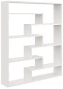 Skandynawski Regał Biały Wiszący Lub Stojący Dąb W1-P20