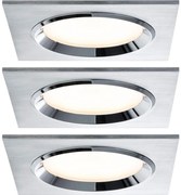Paulmann 92696 - ZESTAW 3xLED/8W Ściemnialna oprawa wpuszczana DICE 230V