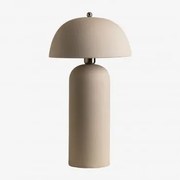 Lampa Stołowa Z Gresu Odete Kremowa Tapioca - Sklum