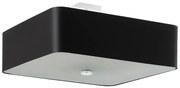 Czarny kwadratowy plafon LED - EX667-Misty
