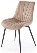 Krzesło tapicerowane K589 beżowe HALMAR