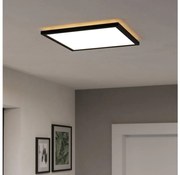 Eglo 901467-LED RGBW Ściemn. łaz. lampa ROVITO-Z 17,6W/230V 39x39cm IP44 czarny