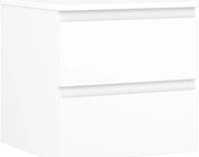 Mexen Orio szafka łazienkowa podumywalkowa 50 cm z blatem, 2 szuflady, biała mat - 91A10-05047-2-BFFC01