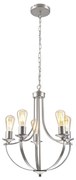 Żyrandol na łańcuchu GINA 5xE27/60W/230V chrom