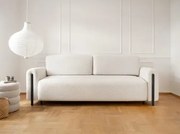 Sofa Arcadova biała/czarny z funkcją spania ELTAP