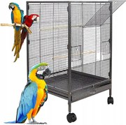 Klatka metalowa dla ptaków egzotycznych woliera dla papug kanarków