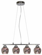 Żyrandol na lince SIRIUS 4xE27/60W/230V