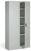 Metalowa szafa, demontowana, 4 półki, 950 x 1950 x 400 mm, szara