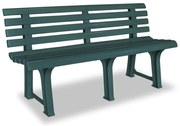 Ogrodowa ławka zielona L4-H05