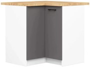 Szara narożna szafka kuchenna S7-Z53