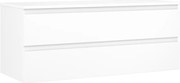 Mexen Orio szafka łazienkowa podumywalkowa 120 cm z blatem, 2 szuflady, biała mat - 91A10-12047-2-BFFC01