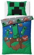 Pościel dziecięca Minecraft Creeper Explode, 140 x200 cm, 70 x 90 cm