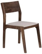 Eglo 424961 - Krzesło do jadalni CALAMBA 84x55 cm brązowe/kremowe