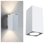Paulmann 94330 - 2xLED/2,8W IP44 Kinkiet zewnętrzny  FLAME 230V biały