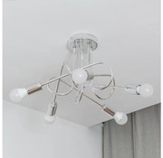 Plafon OXFORD 5xE27/15W/230V chrom błyszczący
