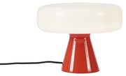 Lampa stołowa w stylu Retro czerwona z białym elementem - Knob Retro Oswietlenie wewnetrzne