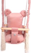 Różowa huśtawka miś dla dziewczynki L9-L84