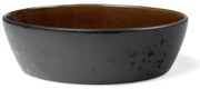 Czarna/w bursztynowym kolorze kamionkowa miska Gastro Black/Amber – Bitz