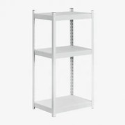 Regał 60x120 Cm Ze Stali Crenzi Biała - Sklum